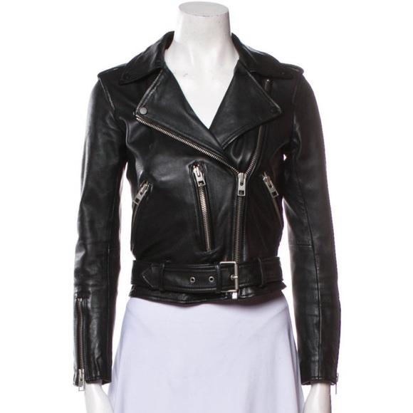 Allsaints balfern leather jacket​